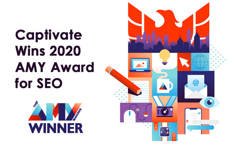 Captivate Wins 2020 Amy Award for SEO Marketing
